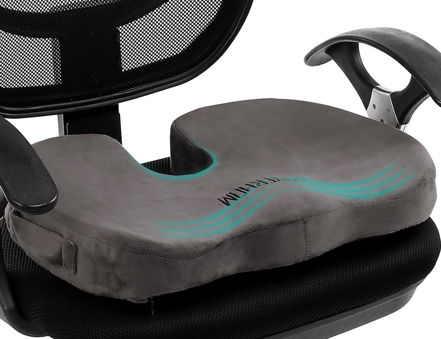 foverhom Gel Memory Foam Seat Cushion Orthopedic Coccyx Support