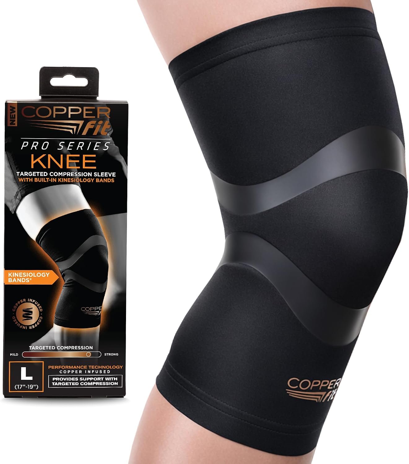 Copper Fit Pro Series Knee Compression Sleeve