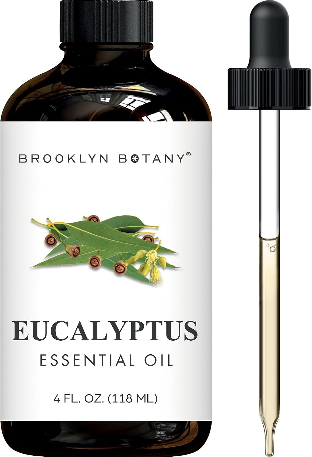 Brooklyn Botany Eucalyptus Essential Oil – Huge 4 Fl Oz