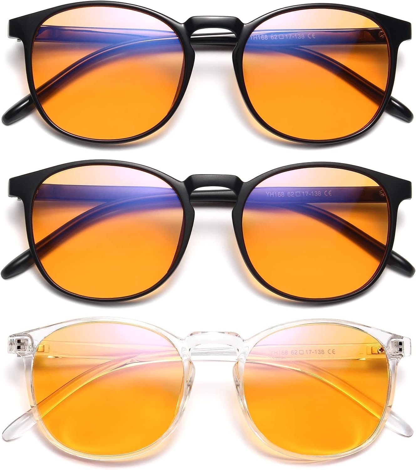IBOANN Blue Light Blocking Glasses for Women – 3 Pack