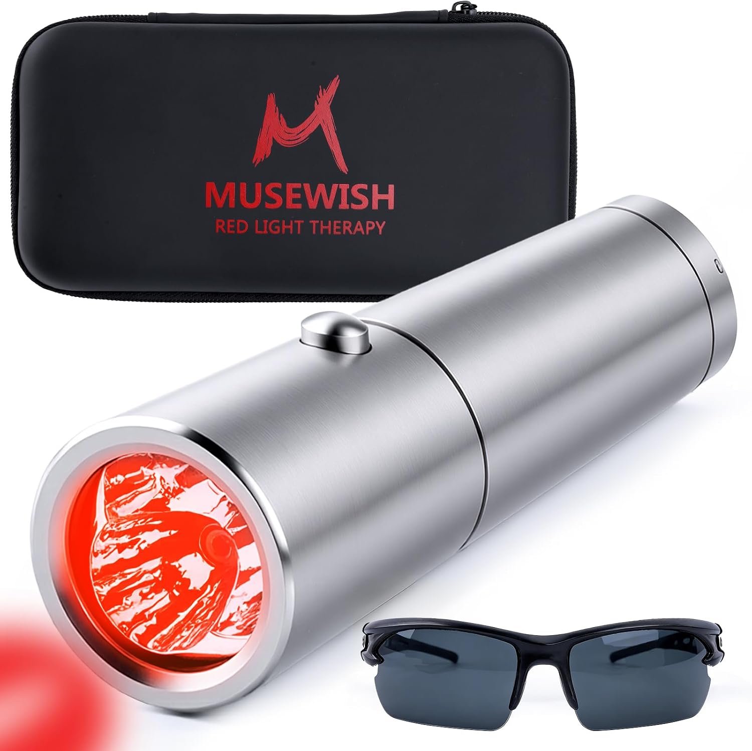 Red Light Therapy Torch Infrared & Red Light Therapy for Body Face, Knee Joints & Muscles Wellness Support