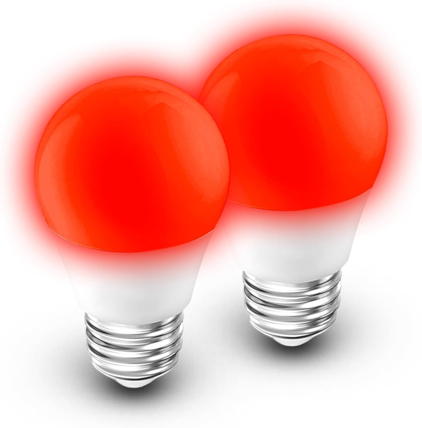 Red Light Bulbs for Sleep, 100% Blue Light Blocking, 3W Red Night Light