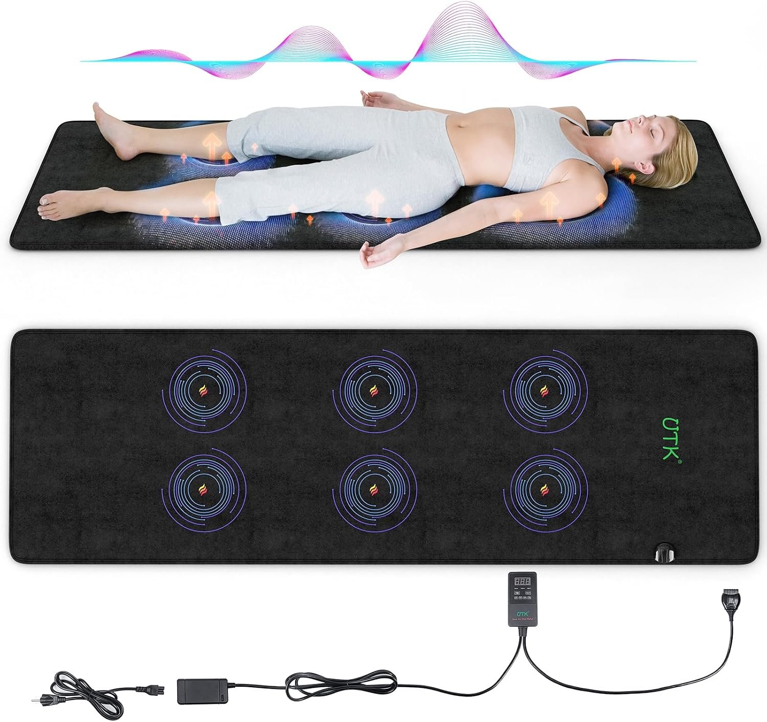 Nalax Magnetic Field Therapy Mat, Full Body Far Infrared Heating Pad