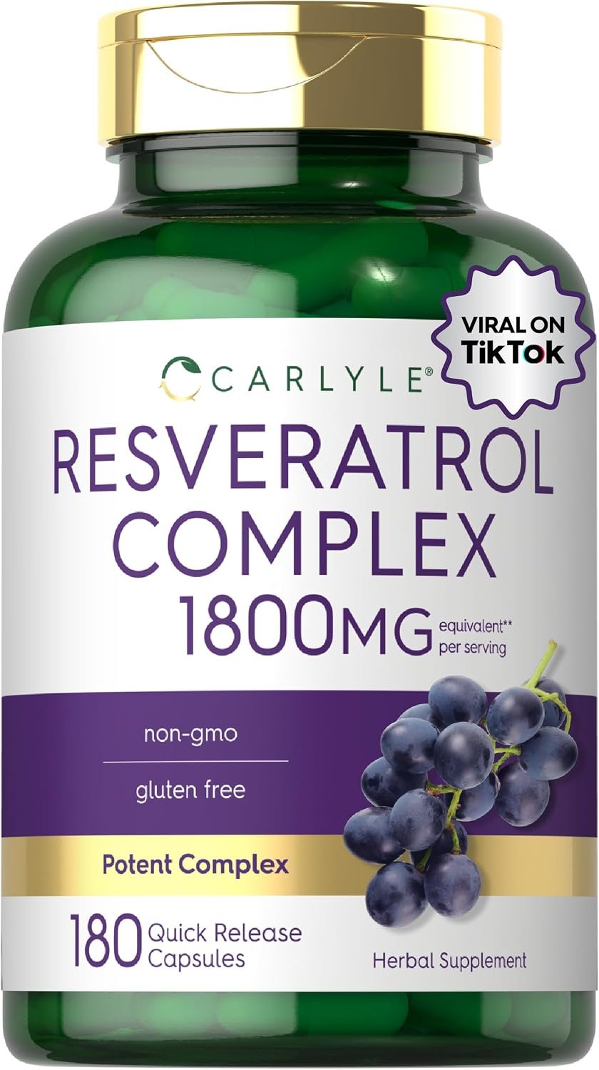 Carlyle Resveratrol Complex | 180 Capsules