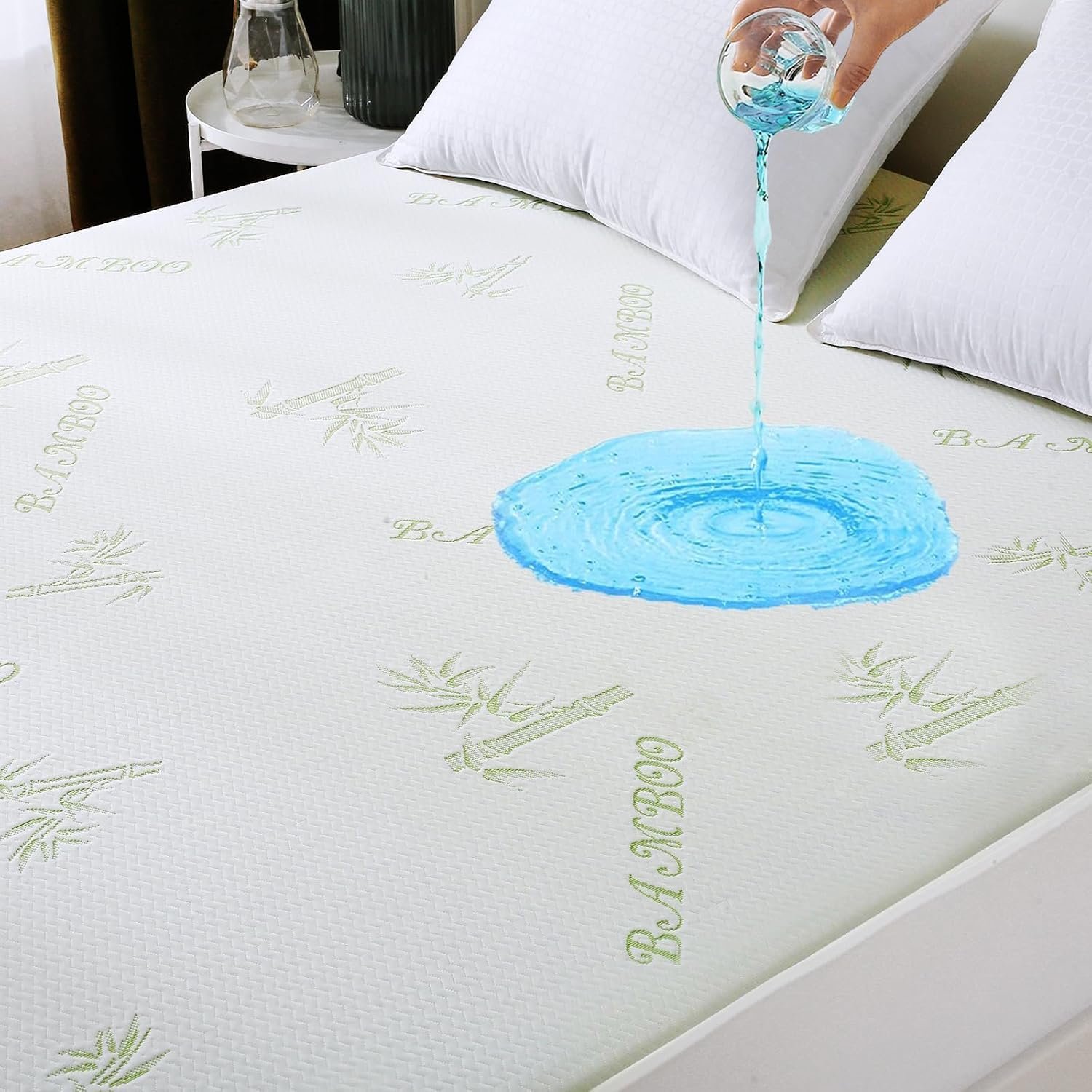 Twin Mattress Protector, 100% Waterproof Mattress Cover Twin Size Bed