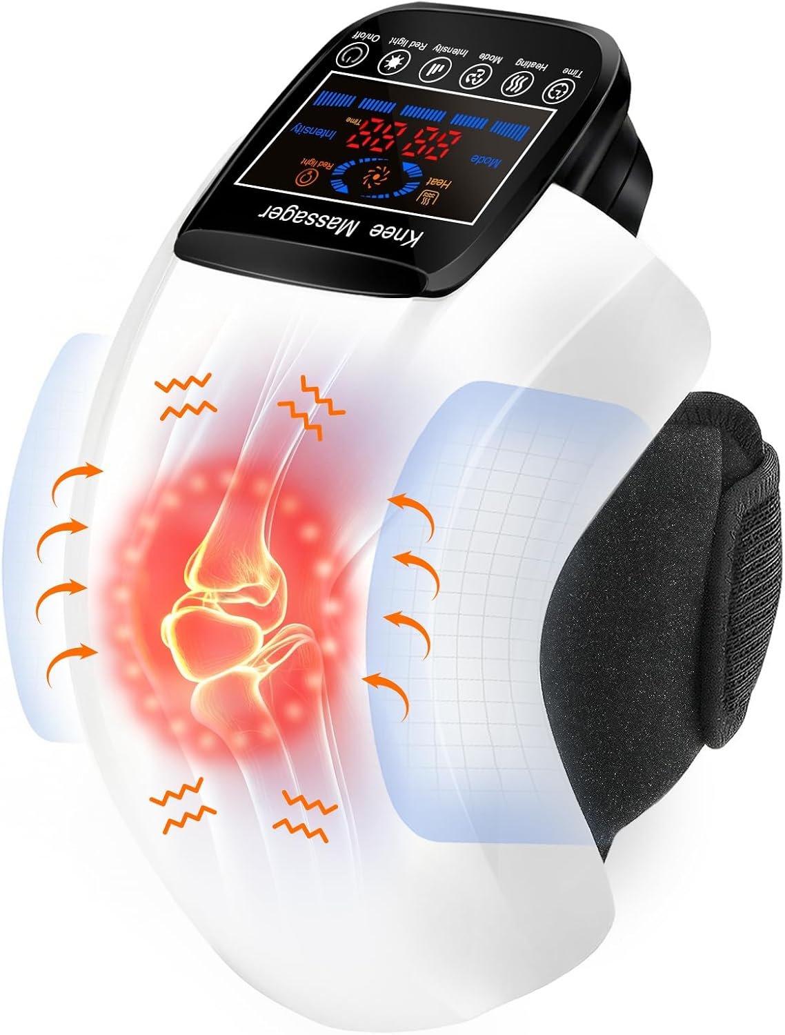 DEITY Knee Massager Smart with Heat, Vibration, 3D Massage, Red Light