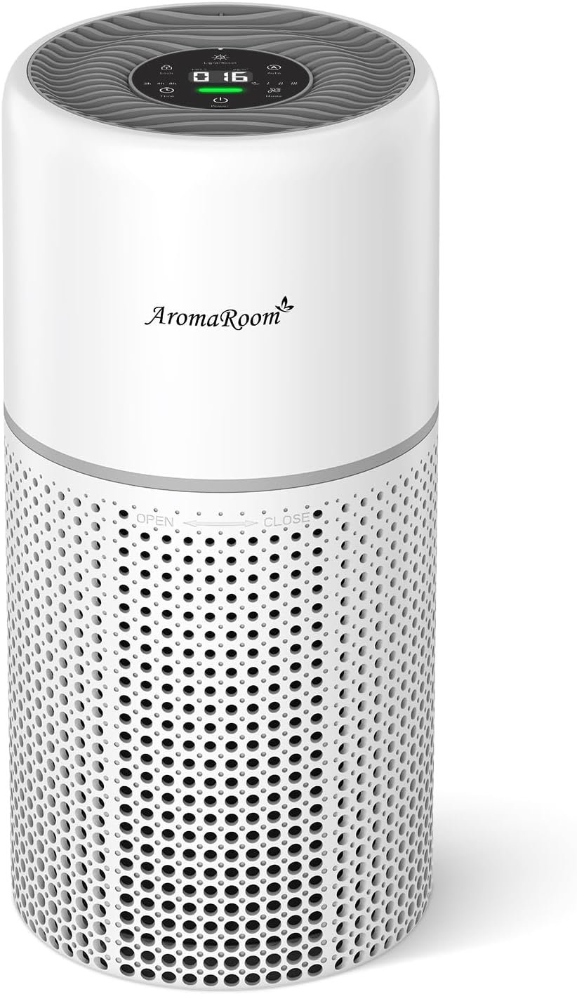 AromaRoom True HEPA Air Purifier for Large Room, PM2.5