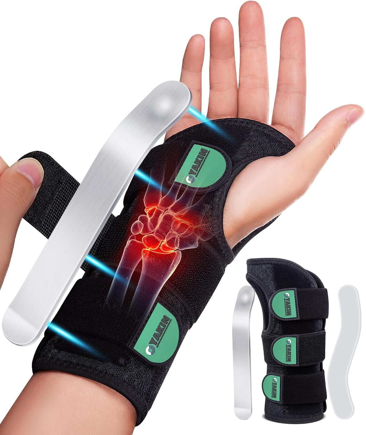Oyakin Carpal Tunnel Wrist Brace Night Support,Wrist Splint Right Left Hand