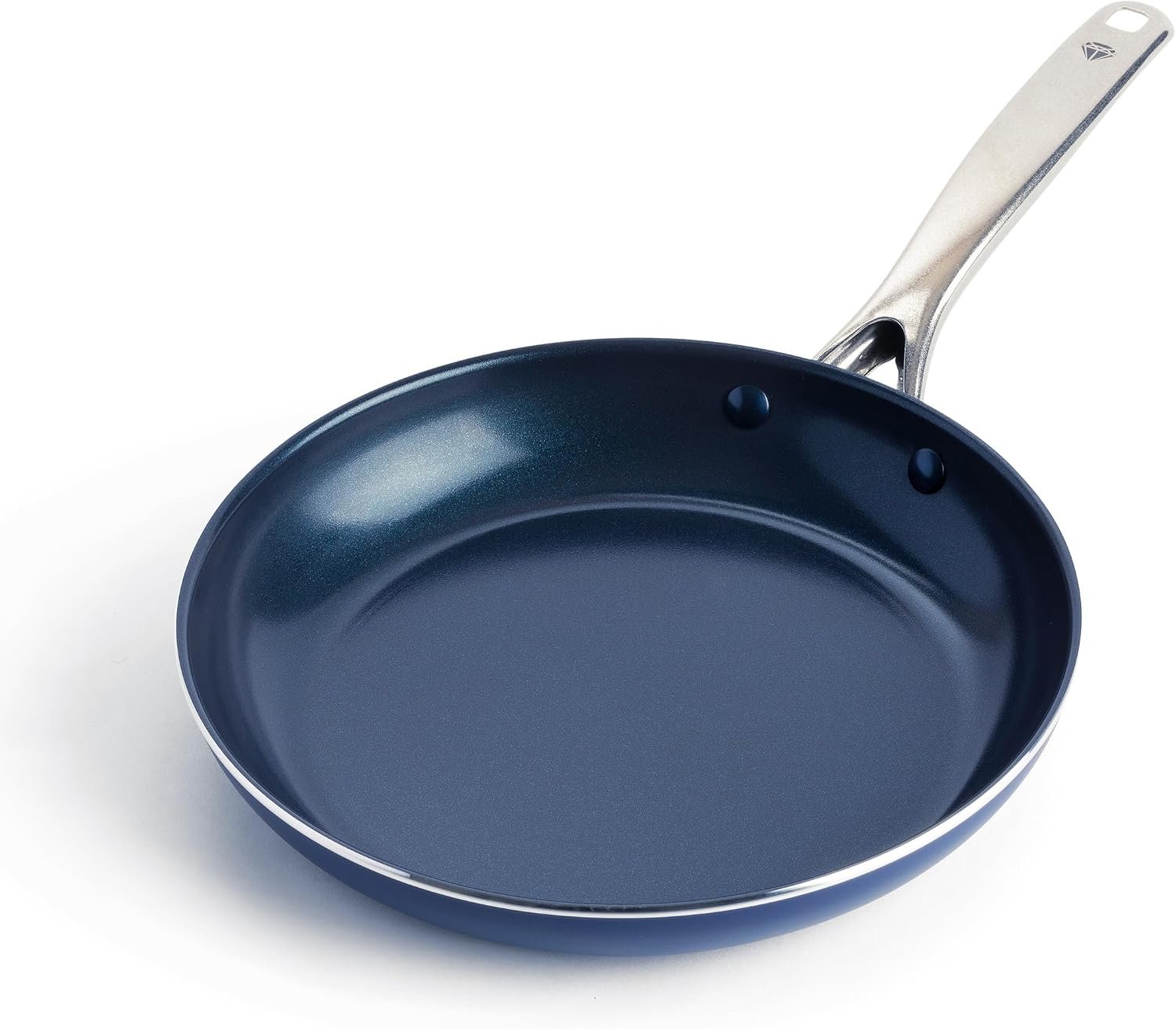 Blue Diamond 10″ Diamond Infused Ceramic Nonstick Frying Pan Skillet, Blue