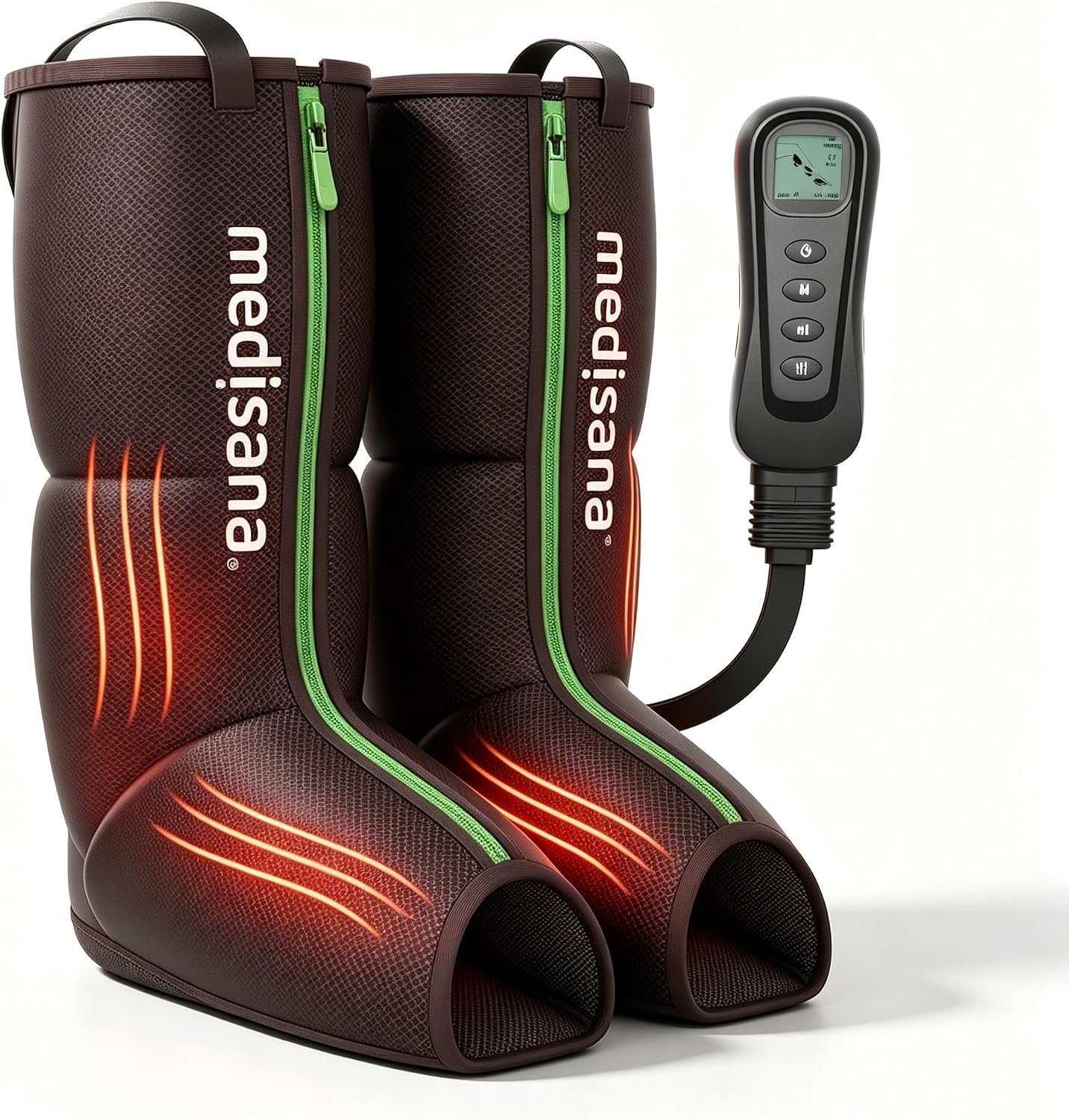 Medisana Air Leg Compression Massager with Heat, Compression Boots