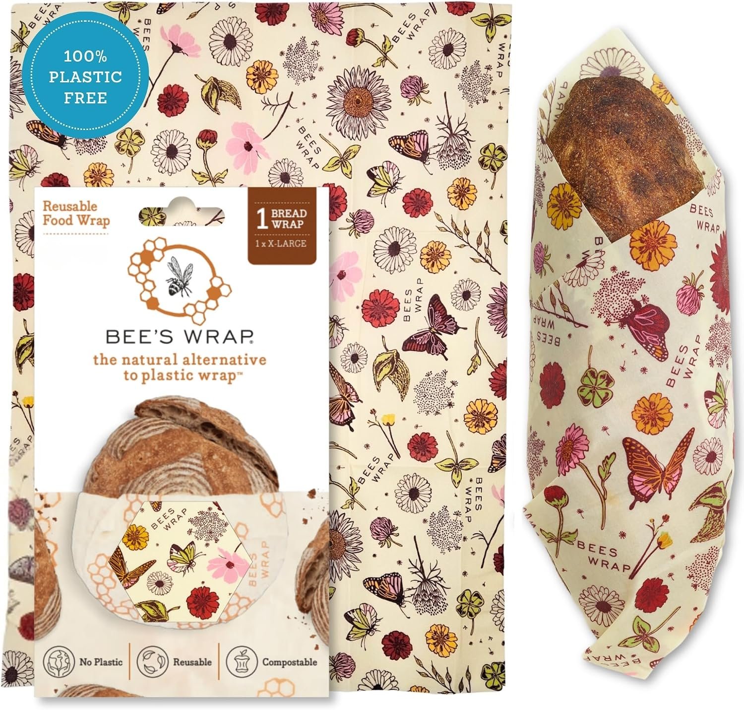 Bee’s Wrap Beeswax Bread Wrap – Meadow Magic