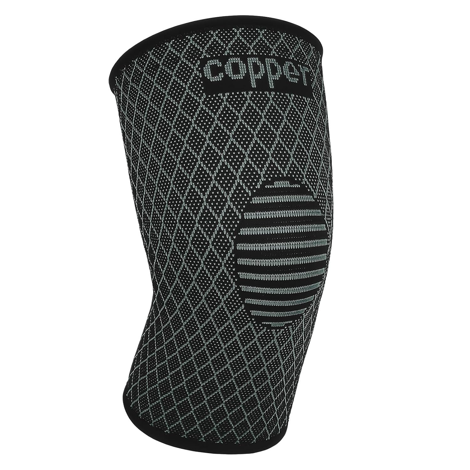 Copper Knee Braces for Women and Men,Compression Knee Sleeve for Knee Pain, Arthritis, Meniscus Tear, ACL, Joint Pain Relief, Knee Support Pads for Running,Workout Sports (Grey, Medium)