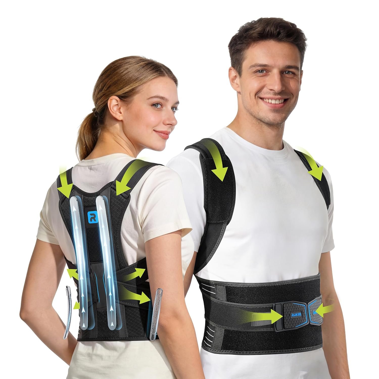 Rakiie Posture Corrector 4 Bars Adjustable