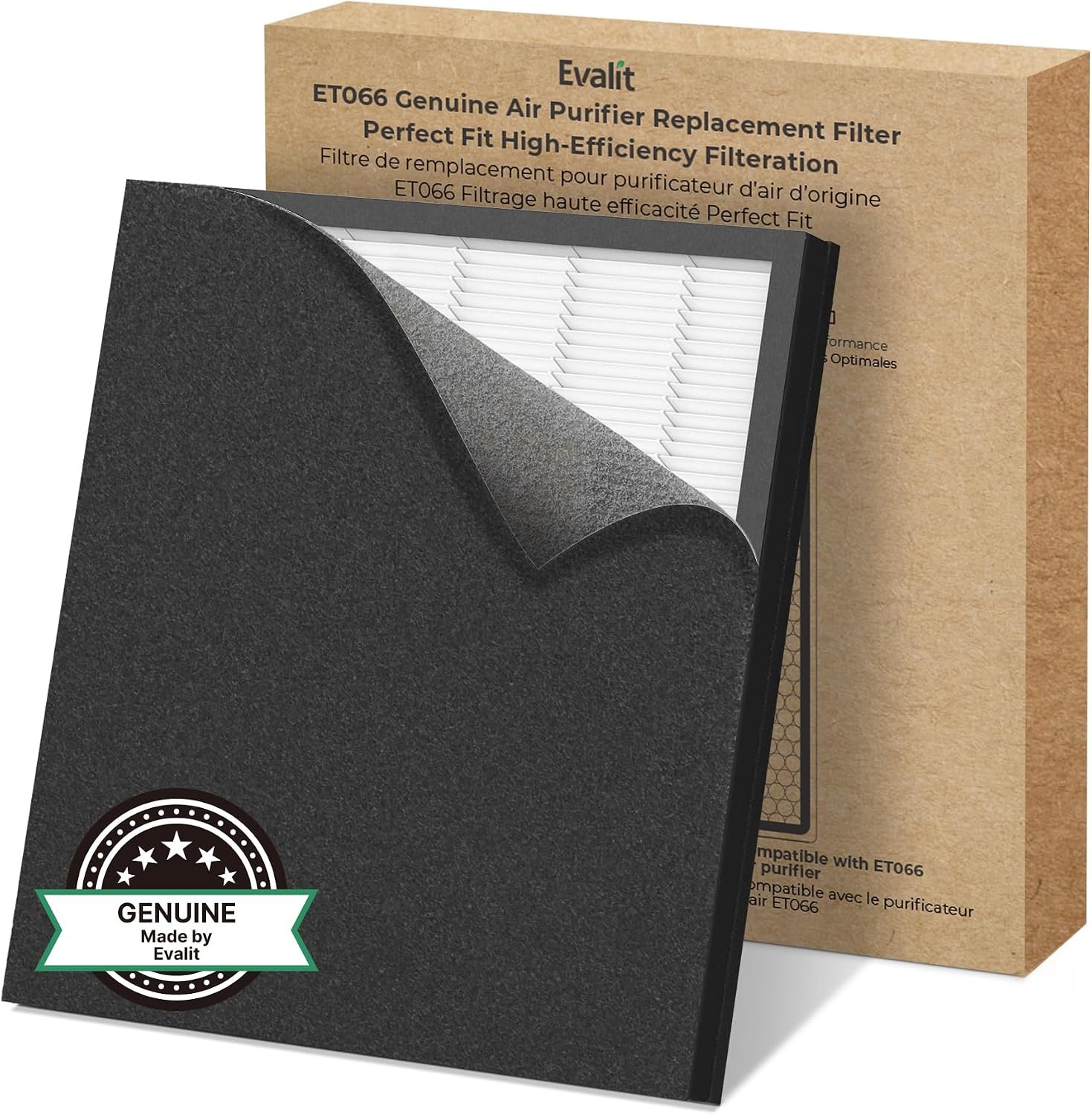 Air Purifier Replacement Filter for ET066, Original Version, 1 Pack