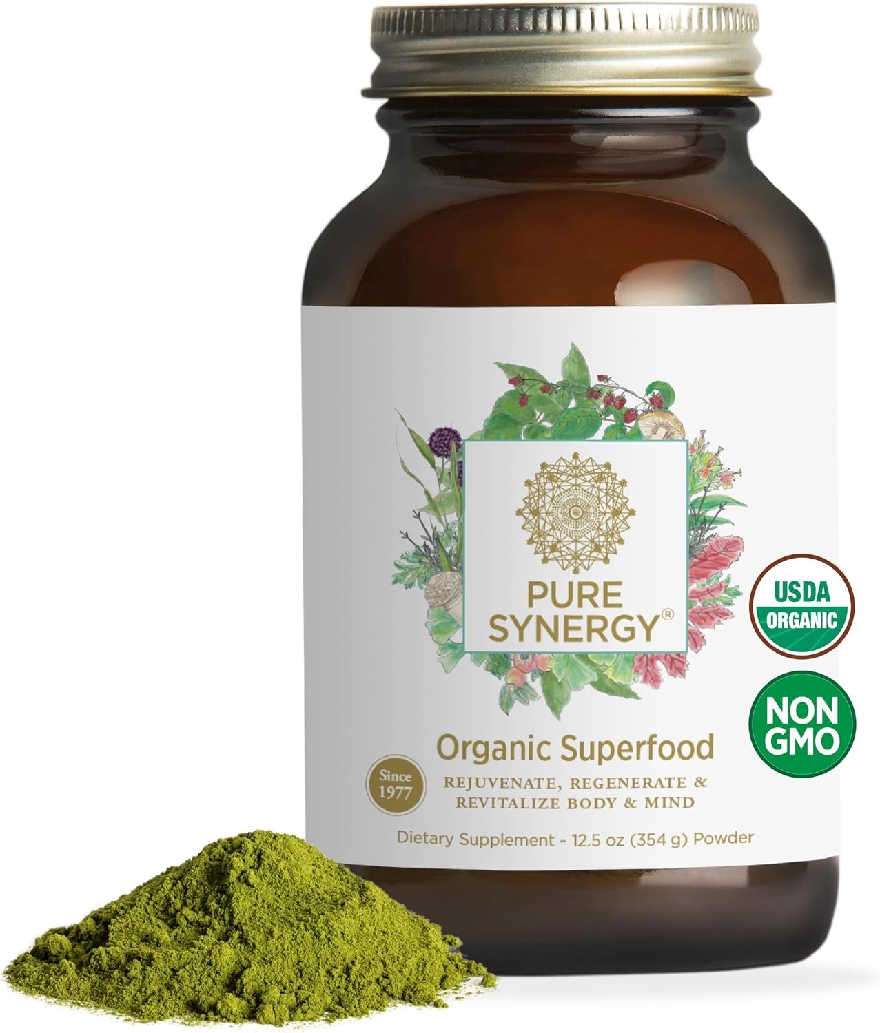 PURE SYNERGY Organic Superfood Powder (12.5 oz)
