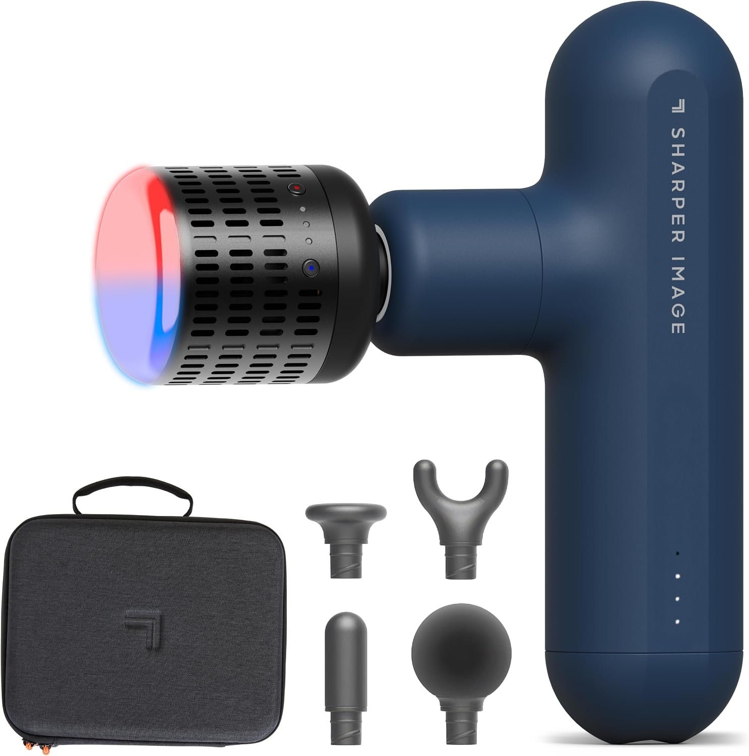 Sharper Image Powerboost Move Heat & Cold Mini Percussion Massage Gun