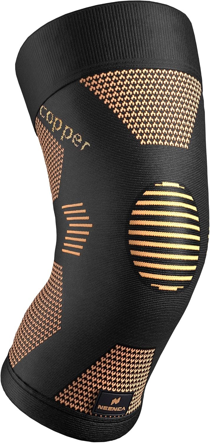 NEENCA Copper Knee Brace, Compression Knee Sleeve for Women/Men Pain Relief