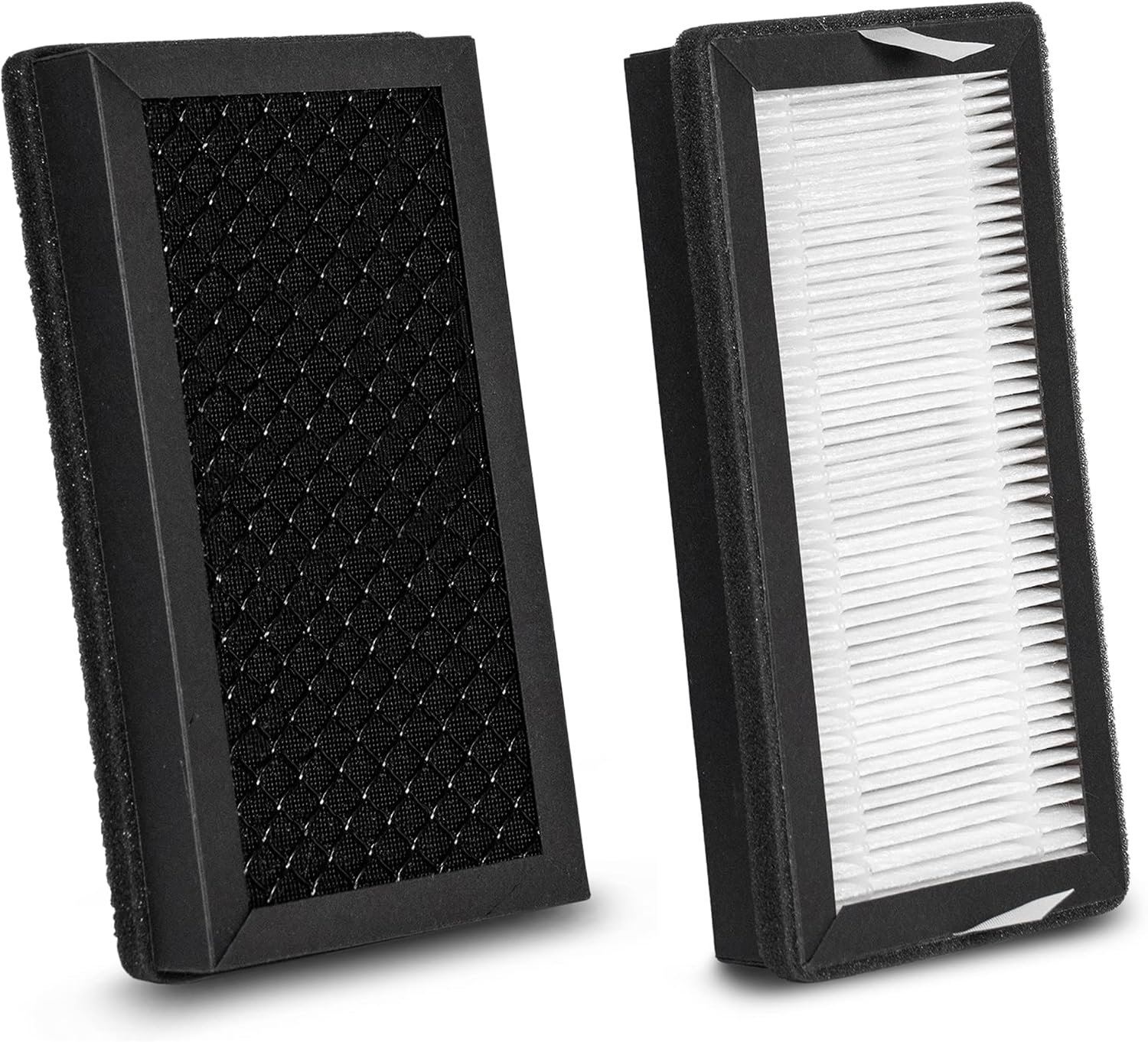 EYE-VAC Air Replacement Filters, 2-Pack, True HEPA H13 and Activated Carbon, Dual Filtration for Air Purifier